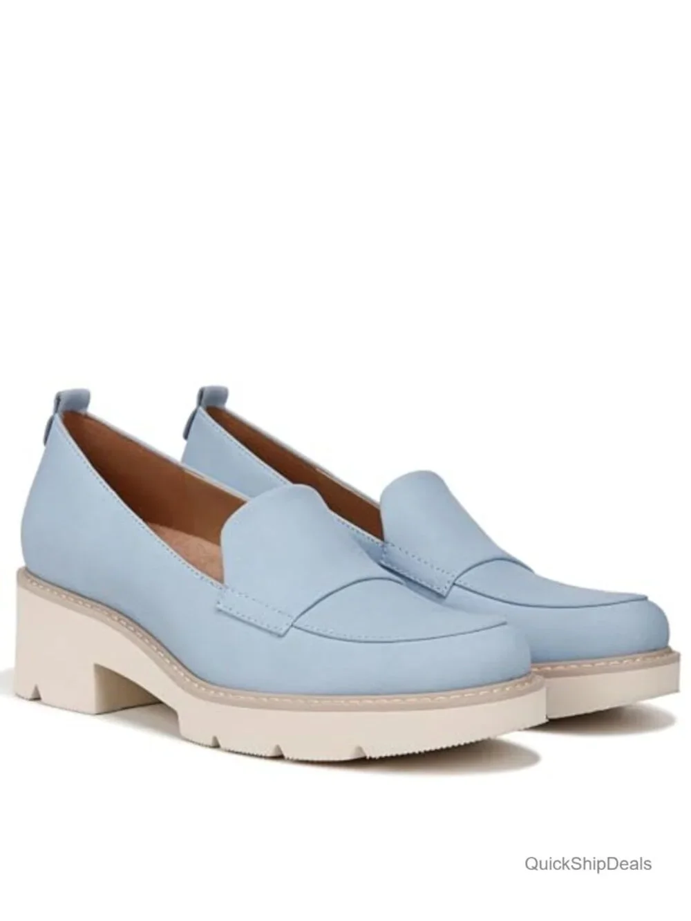 Naturalizer Darry Women's Slip On Loafer Lug Sole Comfort Round Toe